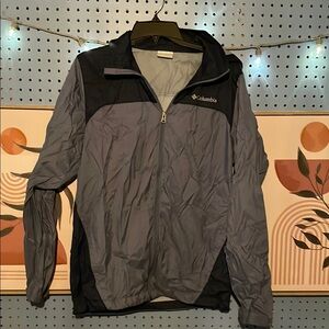 Columbia Blue Windbreaker Lightweight Jacket